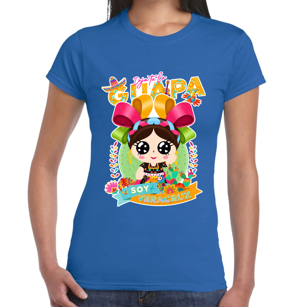 Playera Fiestas Patrias Veracruz Algodón Premium #0001959 Imagen secundaria del producto