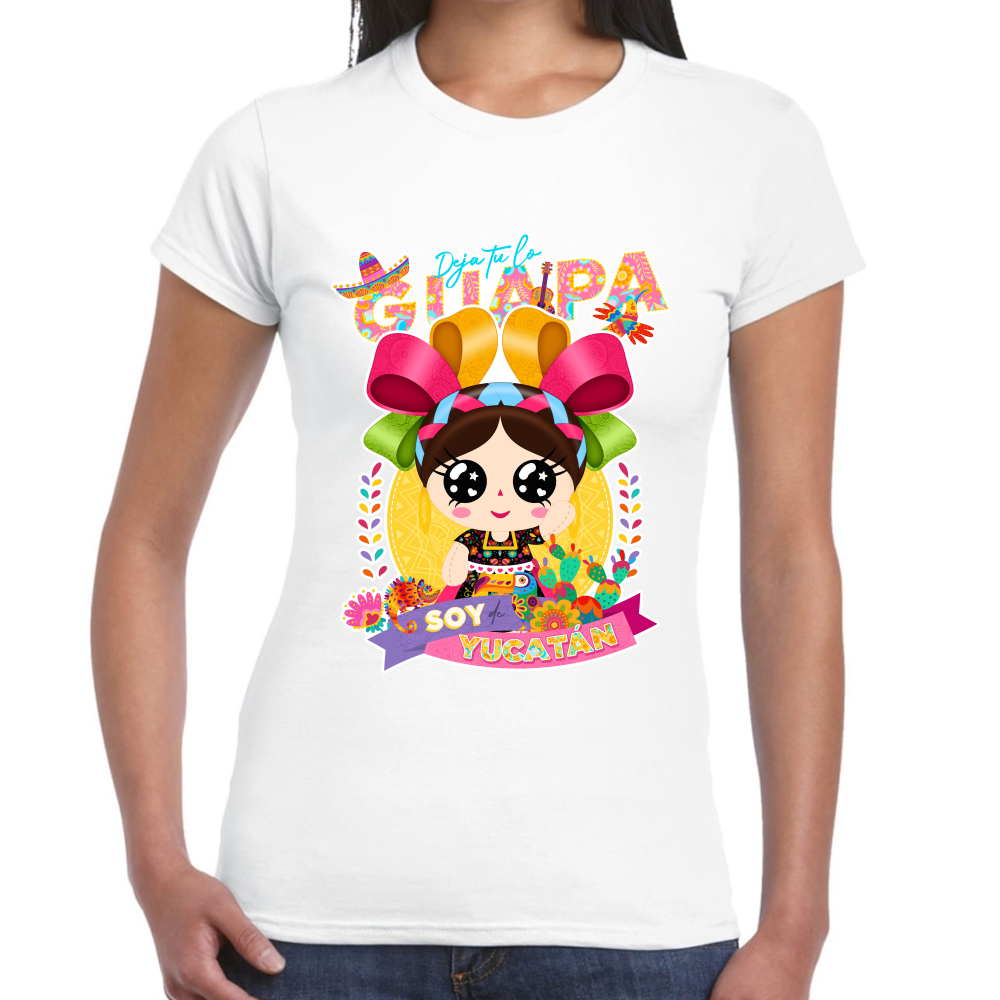 Playera Fiestas Patrias Yucatán Algodón Premium #0001960