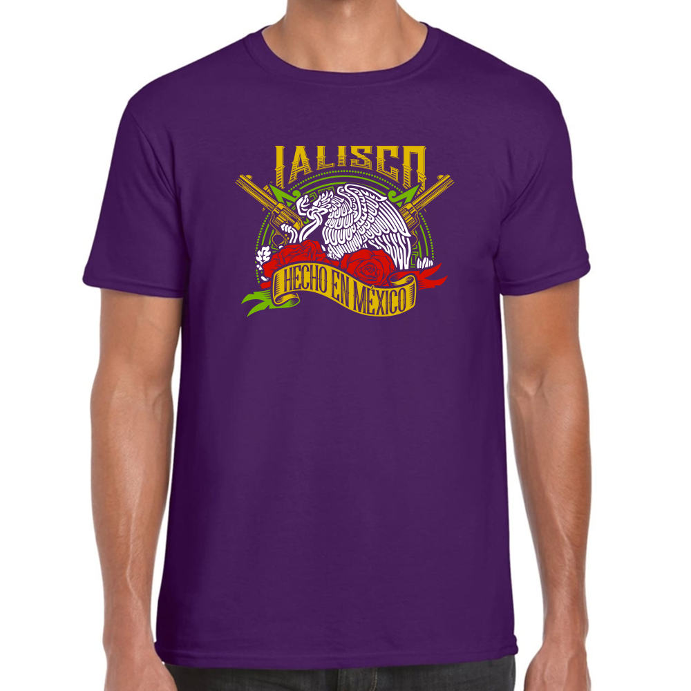 Playera Fiestas Patrias Hecho en México Edo Jalisco Algodón Premium #0001964