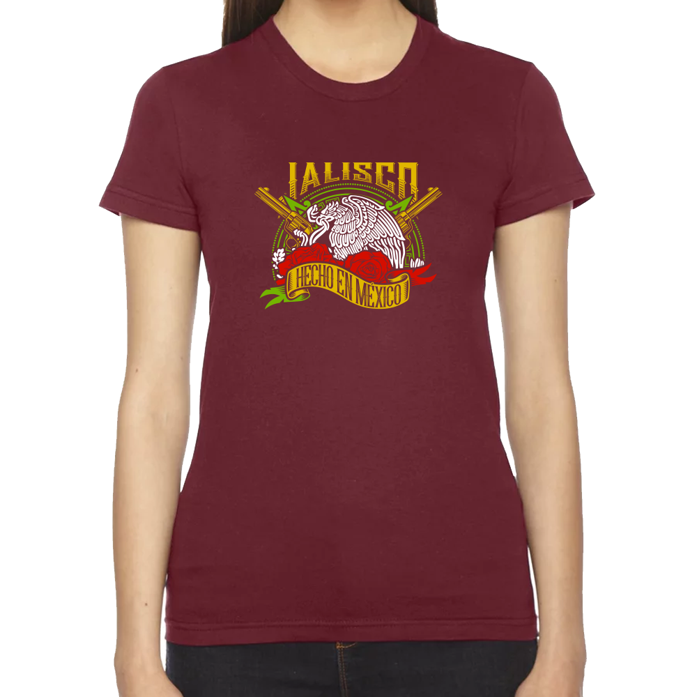 Playera Fiestas Patrias Hecho en México Edo Jalisco Algodón Premium #0001964