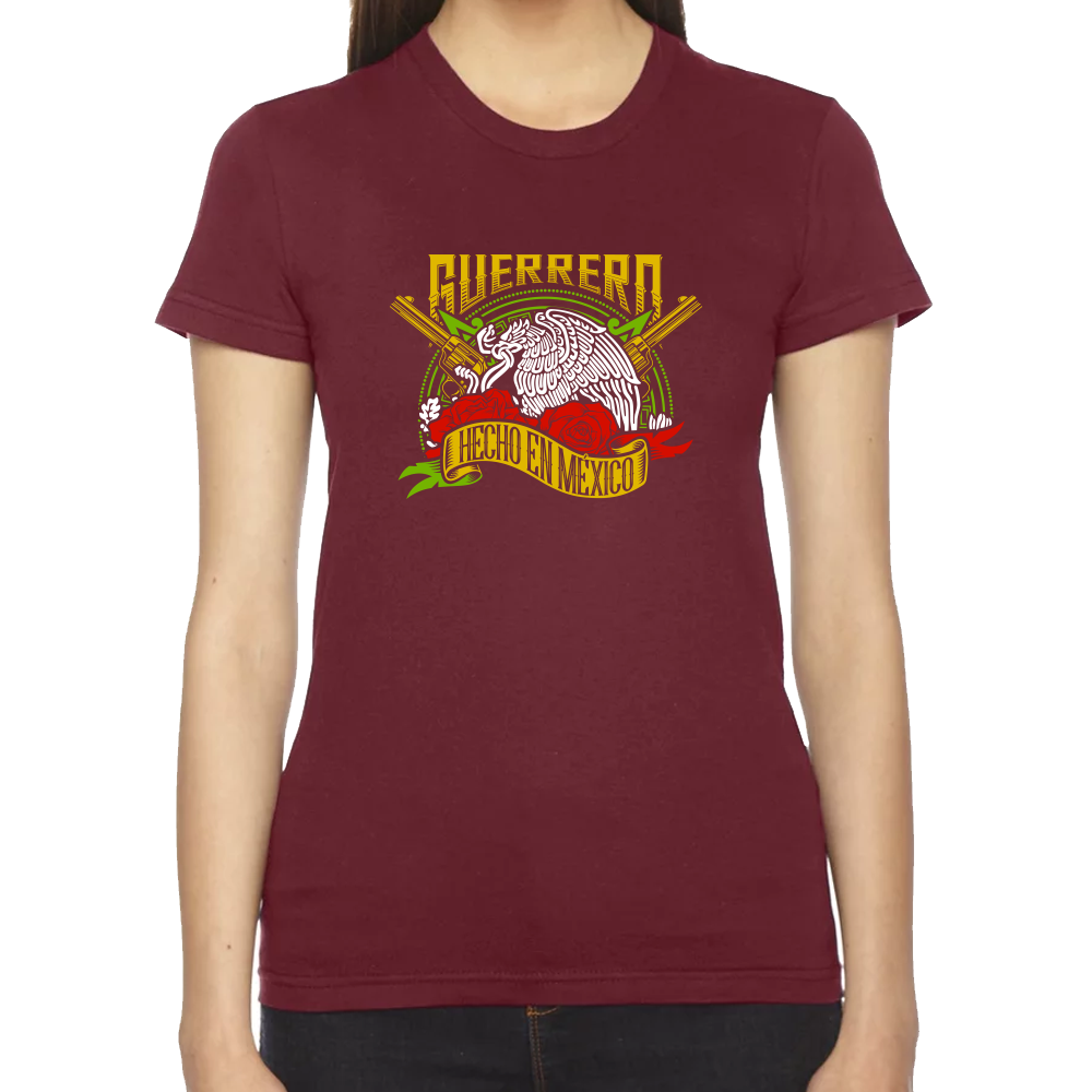 Playera Fiestas Patrias Hecho en México Edo Guerrero Algodón Premium #0001966