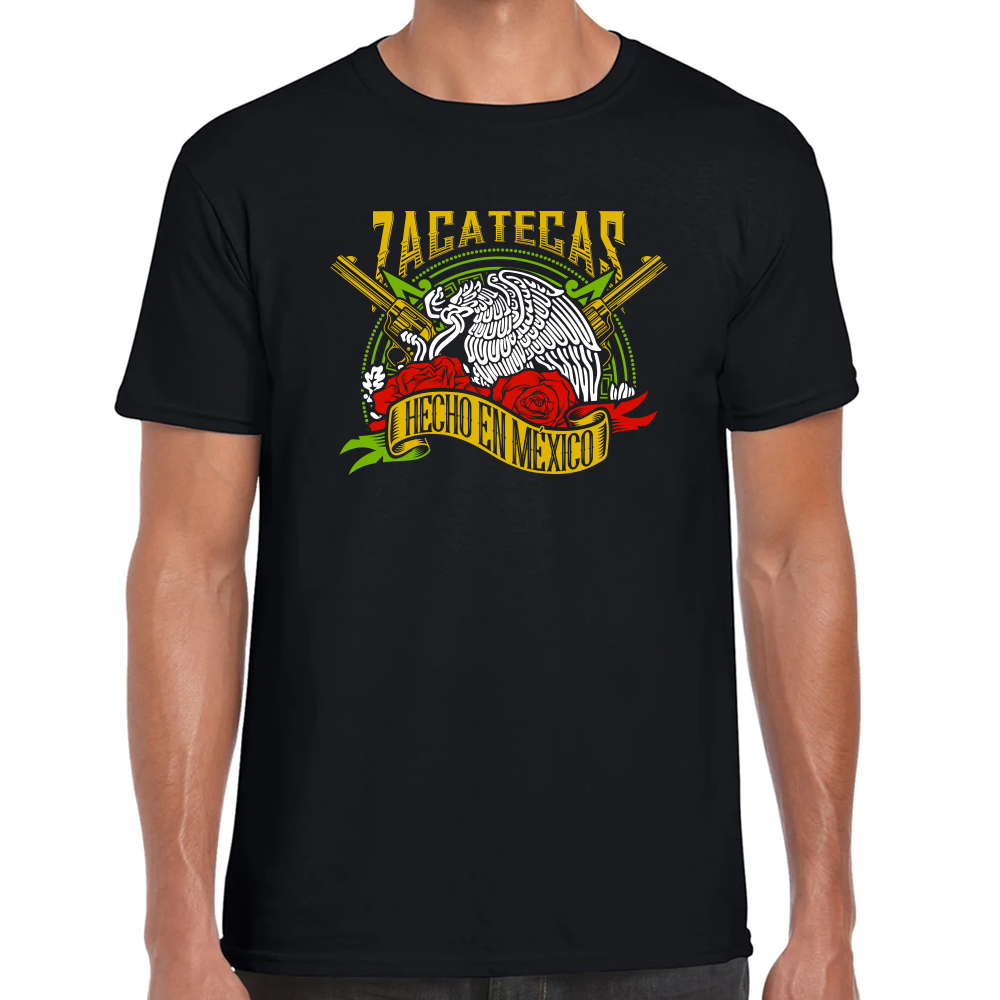 Playera Fiestas Patrias México Estado Zacatecas Algodón #0001979