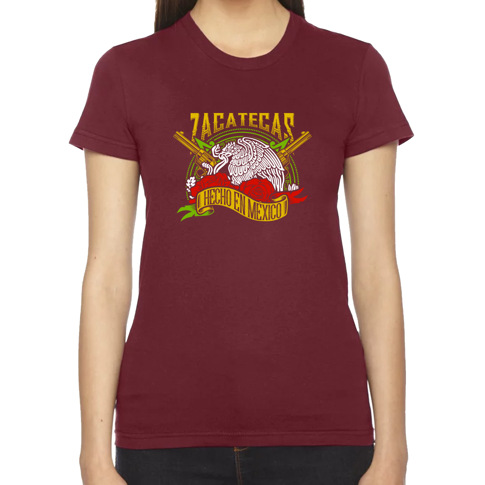 Playera Fiestas Patrias México Estado Zacatecas Algodón #0001979