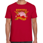 Playera Fiestas Patrias Hecho en México Edo Sonora Algodón Premium #0001985