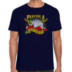 Playera Fiestas Patrias Hecho en México Edo Puebla Algodón Premium #0001990
