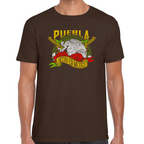 Playera Fiestas Patrias Hecho en México Edo Puebla Algodón Premium #0001990
