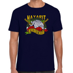 Playera Fiestas Patrias Hecho en Mexico Edo. Nayarit Algodón Premium #0001993