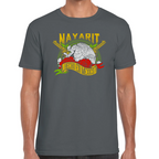 Playera Fiestas Patrias Hecho en Mexico Edo. Nayarit Algodón Premium #0001993