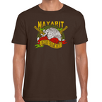 Playera Fiestas Patrias Hecho en Mexico Edo. Nayarit Algodón Premium #0001993