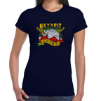 Playera Fiestas Patrias Hecho en Mexico Edo. Nayarit Algodón Premium #0001993