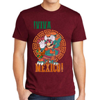 Playera Fiestas Patrias Viva México Mario Algodón Premium #0001995