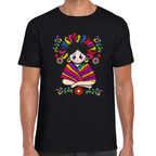 Playera Fiestas Patrias Viva México Muñeca Algodón Premium #0001996