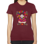 Playera Fiestas Patrias Viva México Muñeca Algodón Premium #0001996