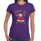 Playera Fiestas Patrias Viva México Muñeca Algodón Premium #0001996
