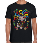 Playera Fiestas Patrias México Muñeca Algodón #0001997