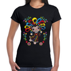 Playera Fiestas Patrias México Muñeca Algodón #0001997
