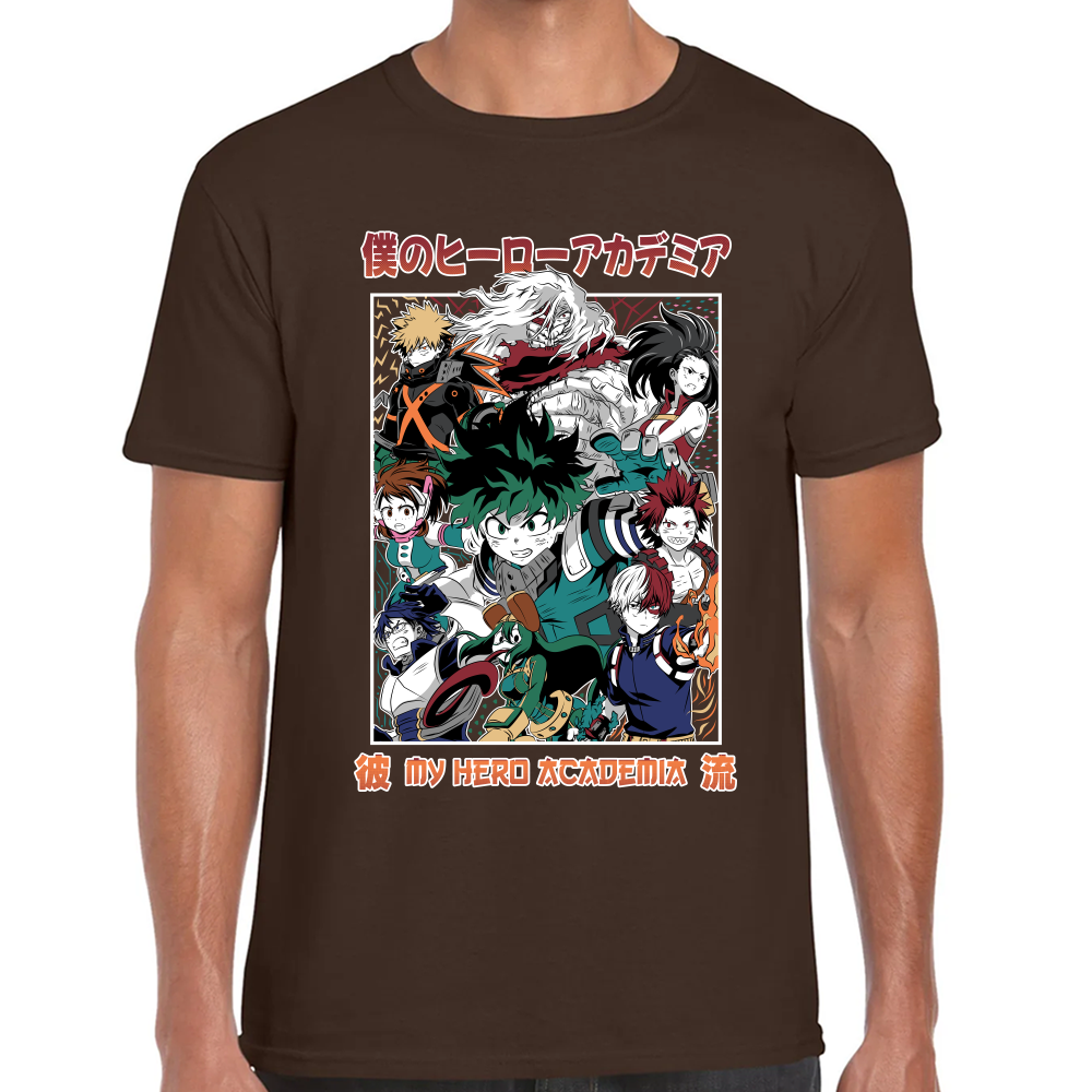 Playera My Hero Academy Algodón Premium #0002005