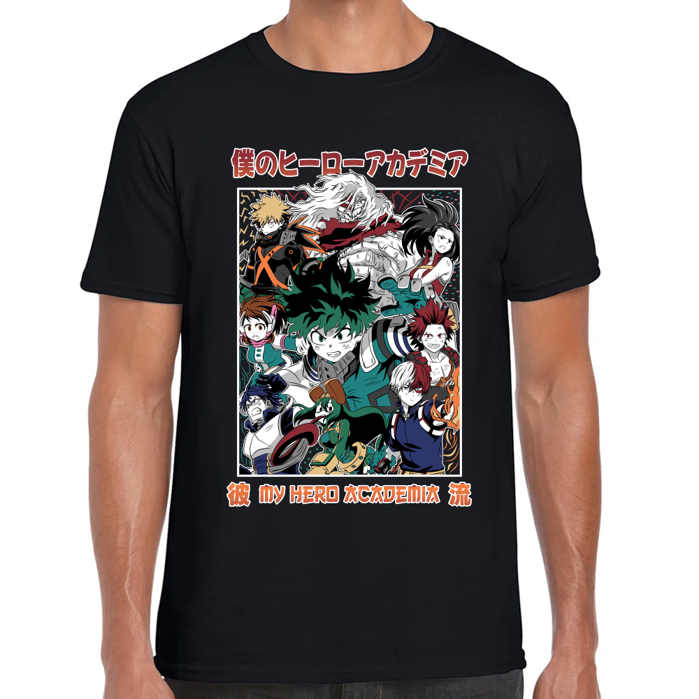 Playera My Hero Academy Algodón Premium #0002005