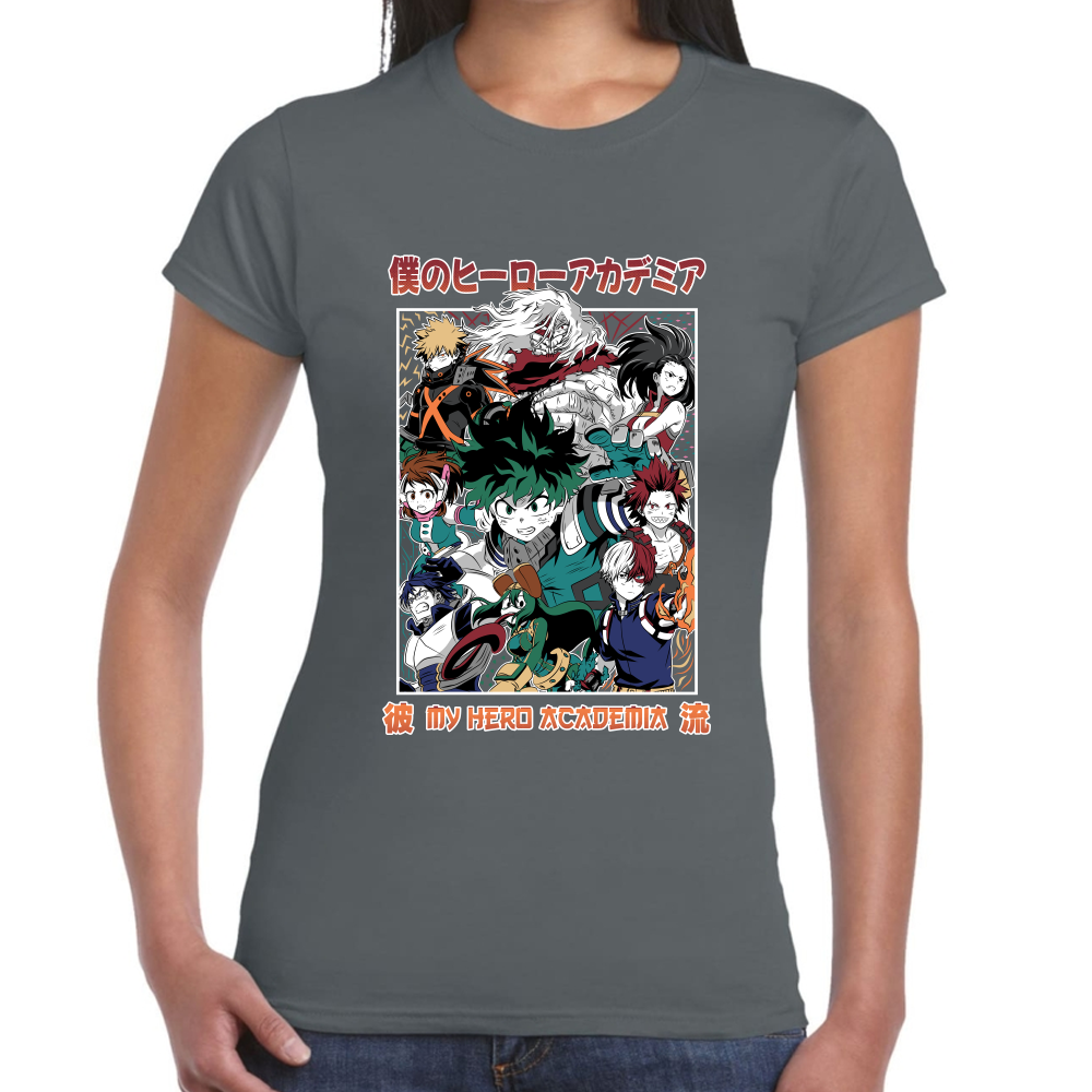 Playera My Hero Academy Algodón Premium #0002005