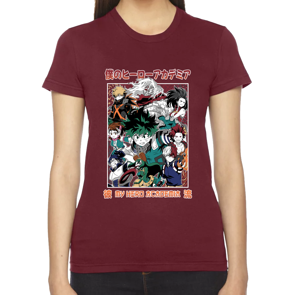 Playera My Hero Academy Algodón Premium #0002005
