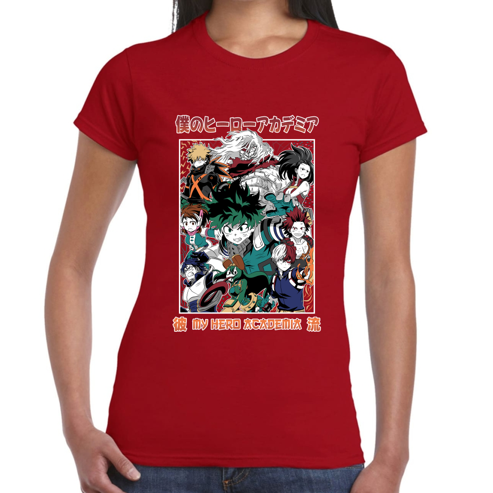 Playera My Hero Academy Algodón Premium #0002005