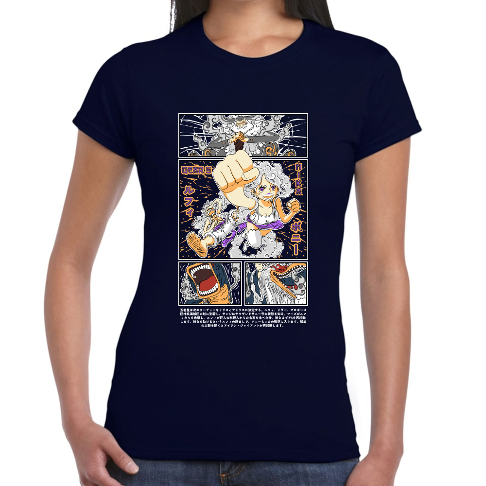 Playera Luffy & Bonney One Piece #0002006