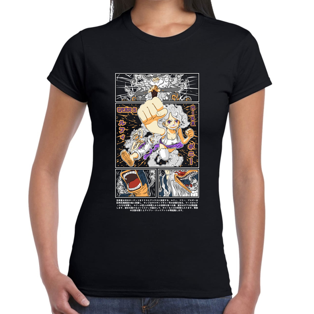 Playera Luffy & Bonney One Piece #0002006