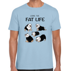 Playera Mascotas Bulldog Fat Live Algodón #0002007