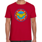 Playera Wonder Woman Escudo DC Comics Algodón #0002008