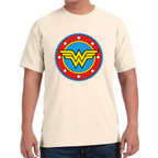 Playera Wonder Woman Escudo DC Comics Algodón #0002008