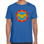 Playera Wonder Woman Escudo DC Comics Algodón #0002008