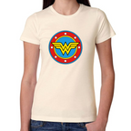 Playera Wonder Woman Escudo DC Comics Algodón #0002008