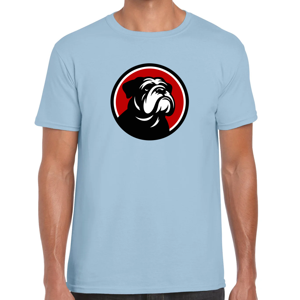 Playera Mascota Bulldog Escudo Algodón #0002009