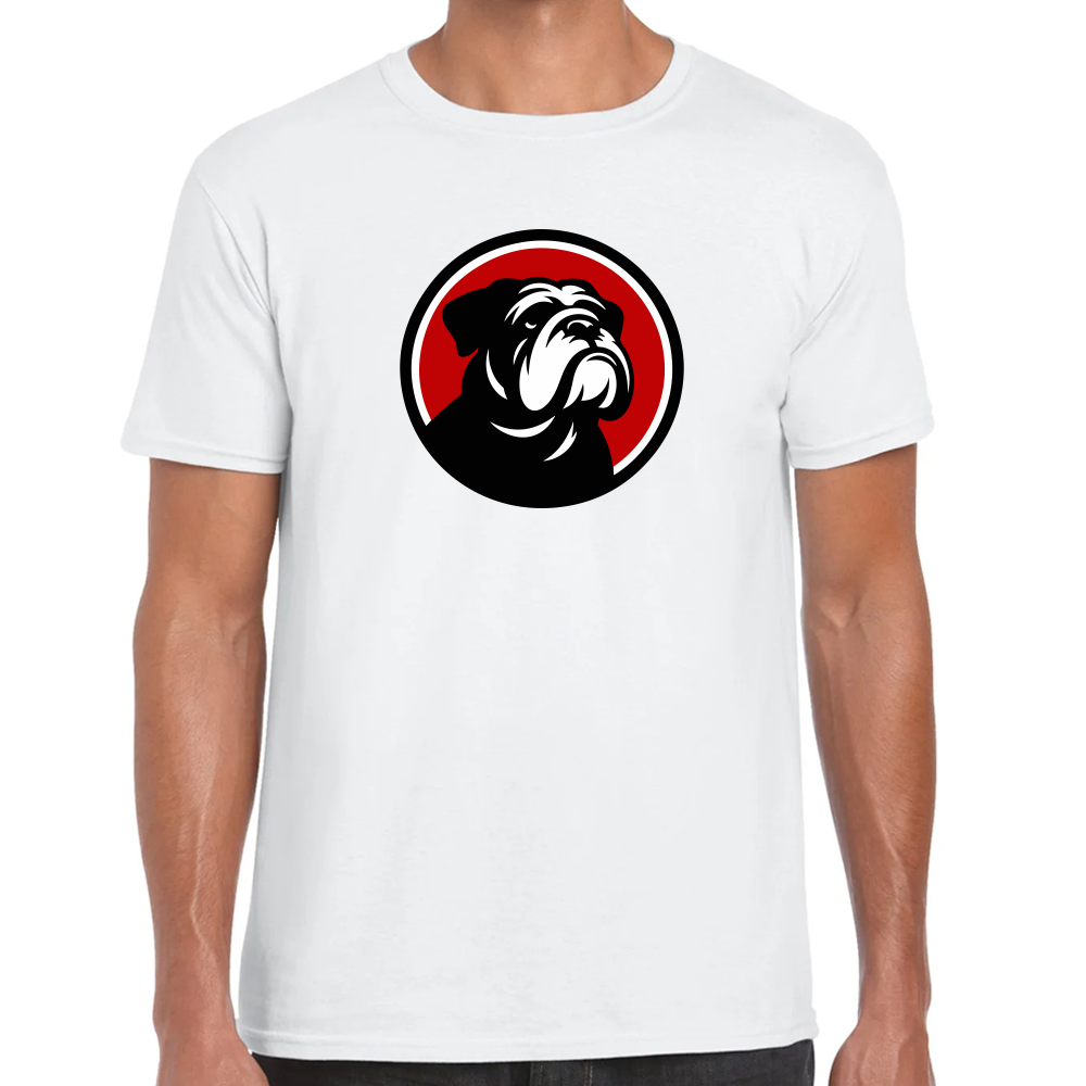 Playera Mascota Bulldog Escudo Algodón #0002009