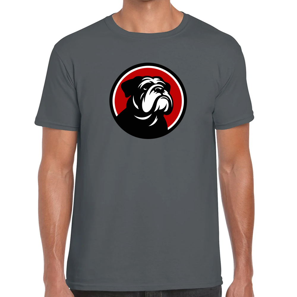 Playera Mascota Bulldog Escudo Algodón #0002009