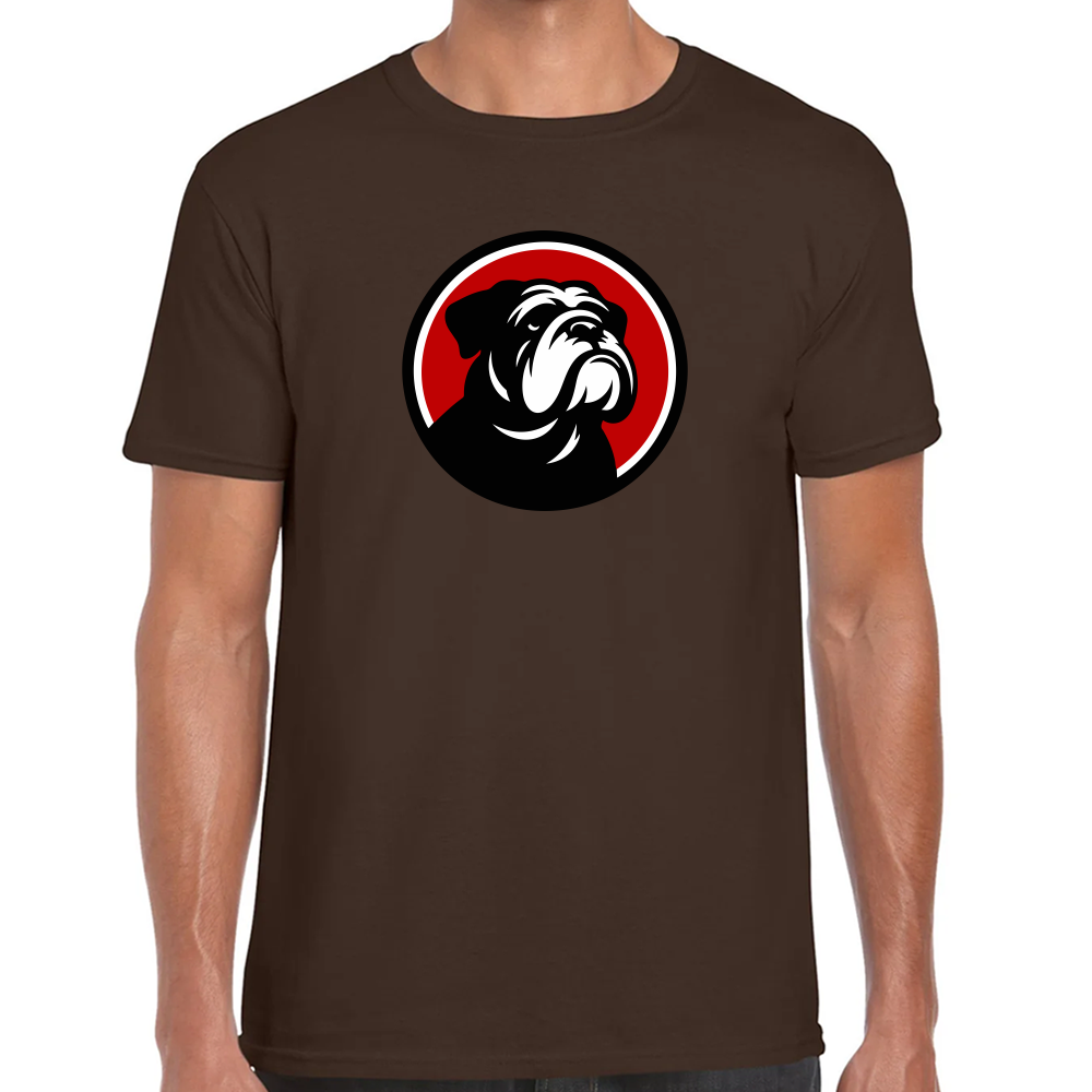 Playera Mascota Bulldog Escudo Algodón #0002009