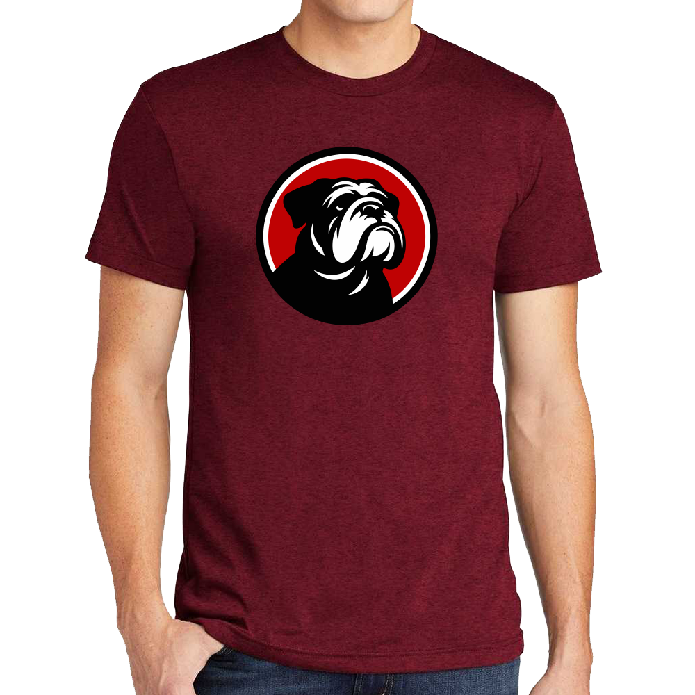 Playera Mascota Bulldog Escudo Algodón #0002009