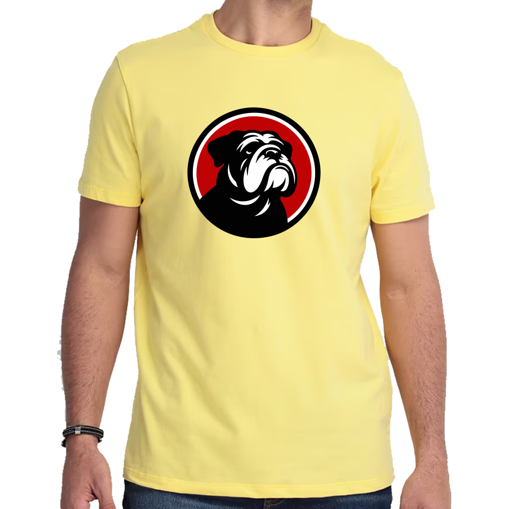 Playera Mascota Bulldog Escudo Algodón #0002009