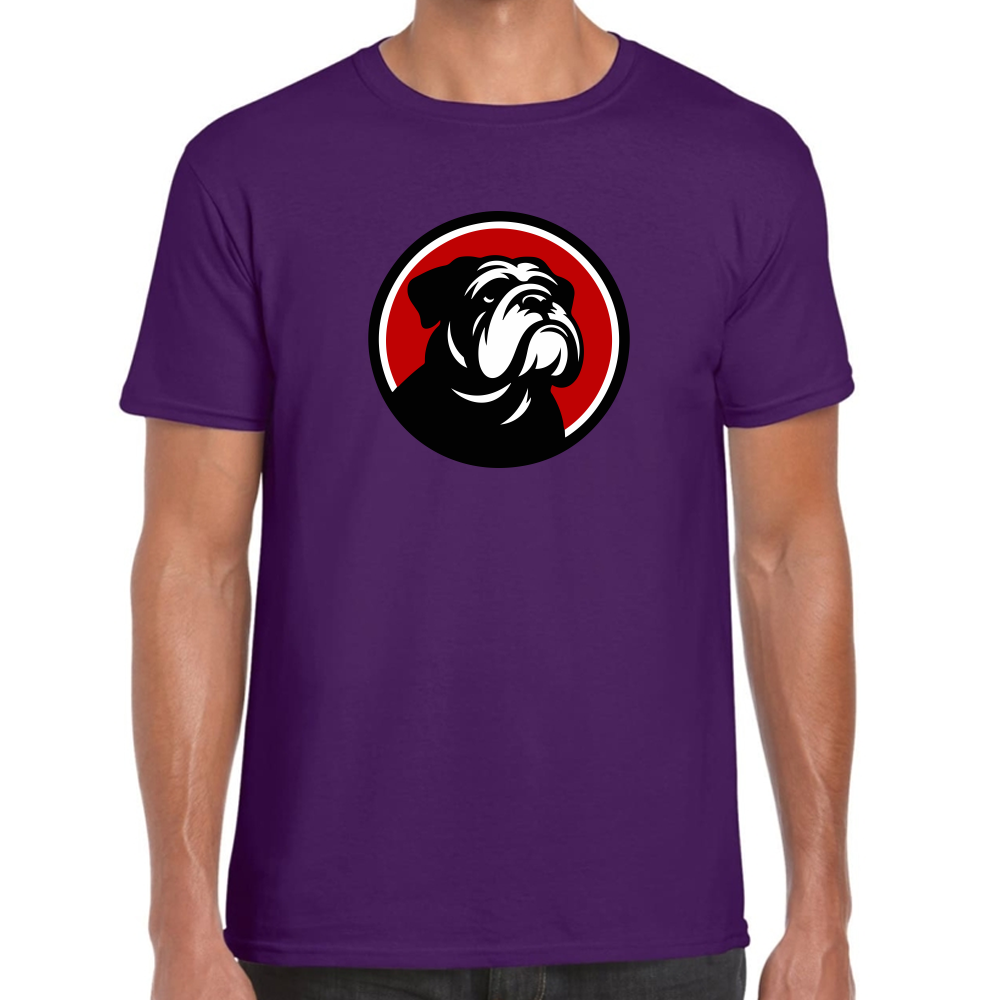 Playera Mascota Bulldog Escudo Algodón #0002009