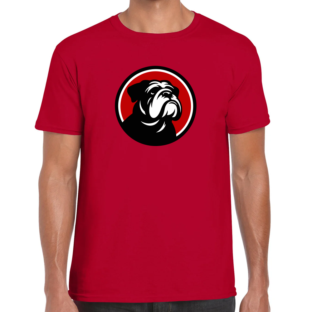 Playera Mascota Bulldog Escudo Algodón #0002009