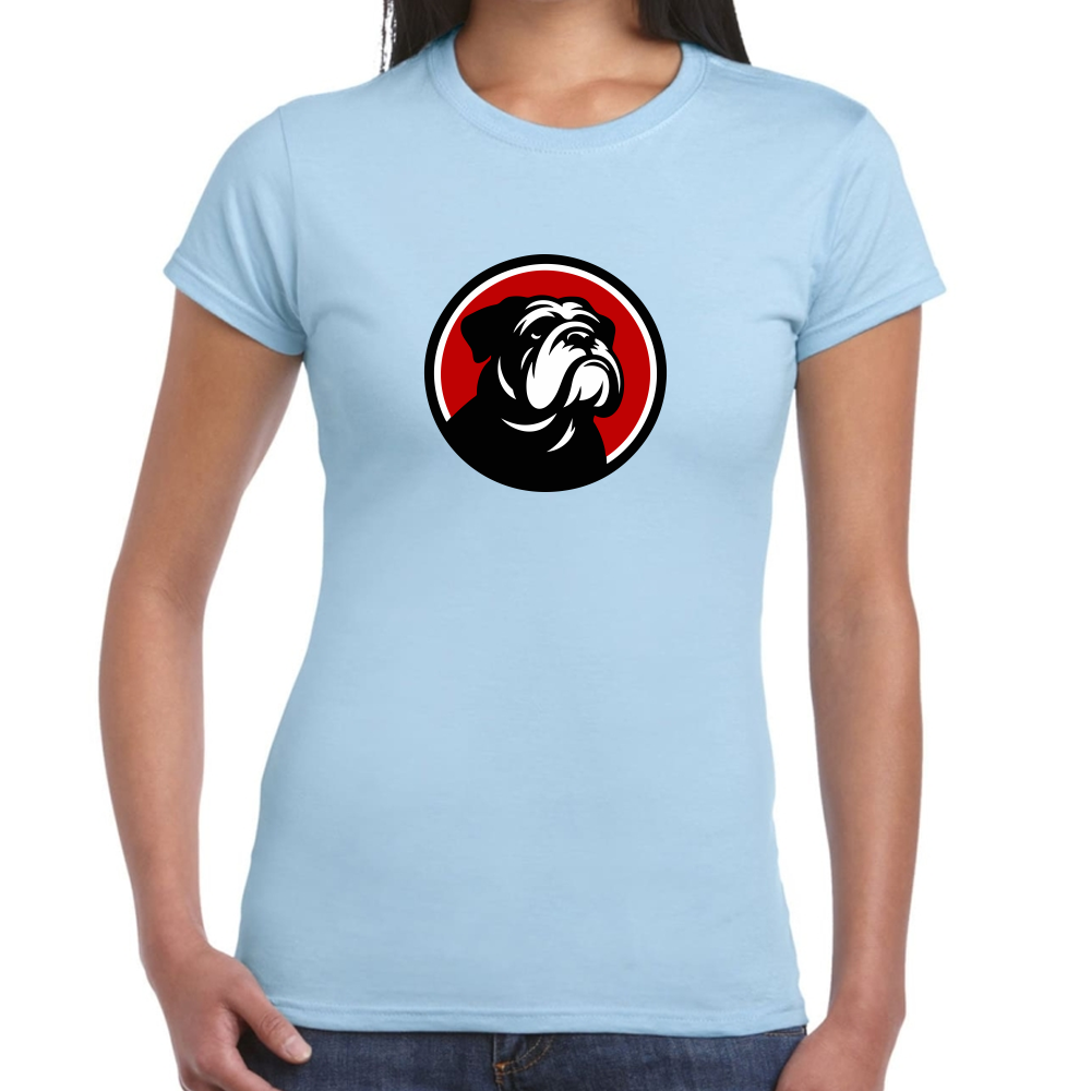 Playera Mascota Bulldog Escudo Algodón #0002009