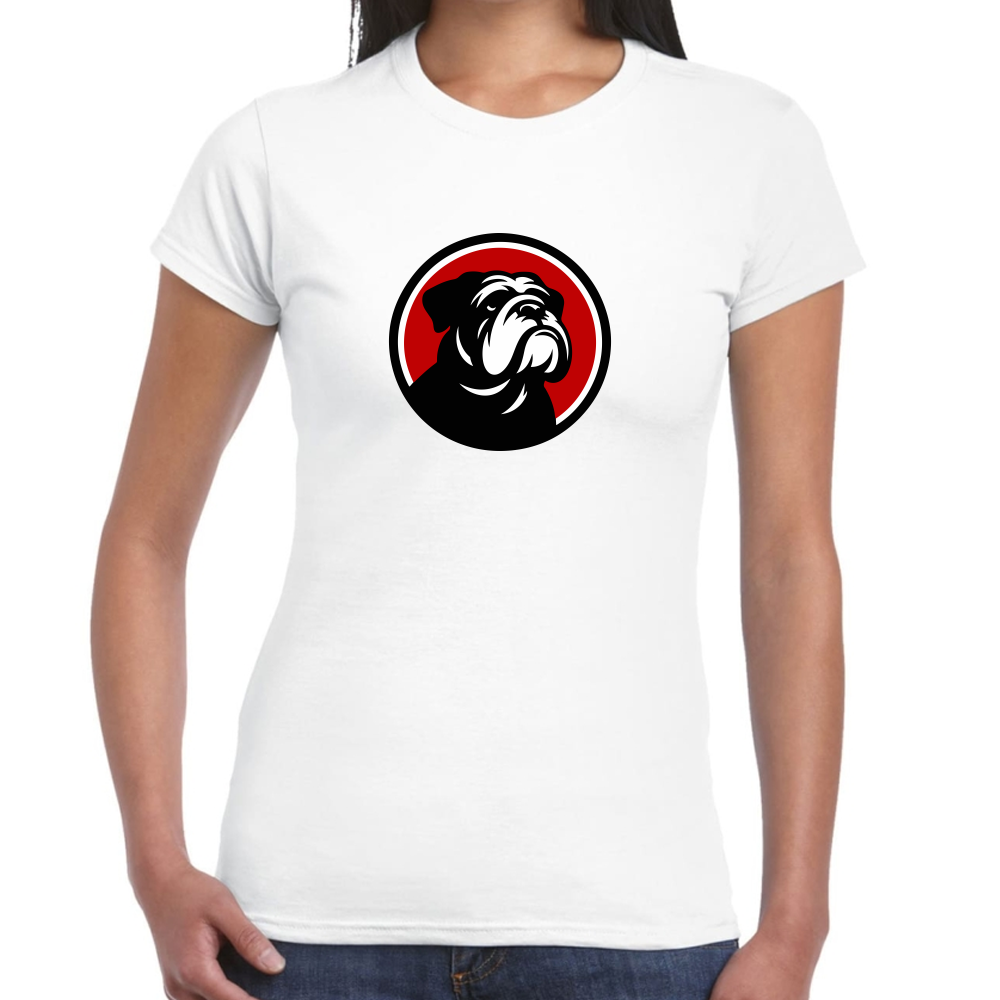 Playera Mascota Bulldog Escudo Algodón #0002009