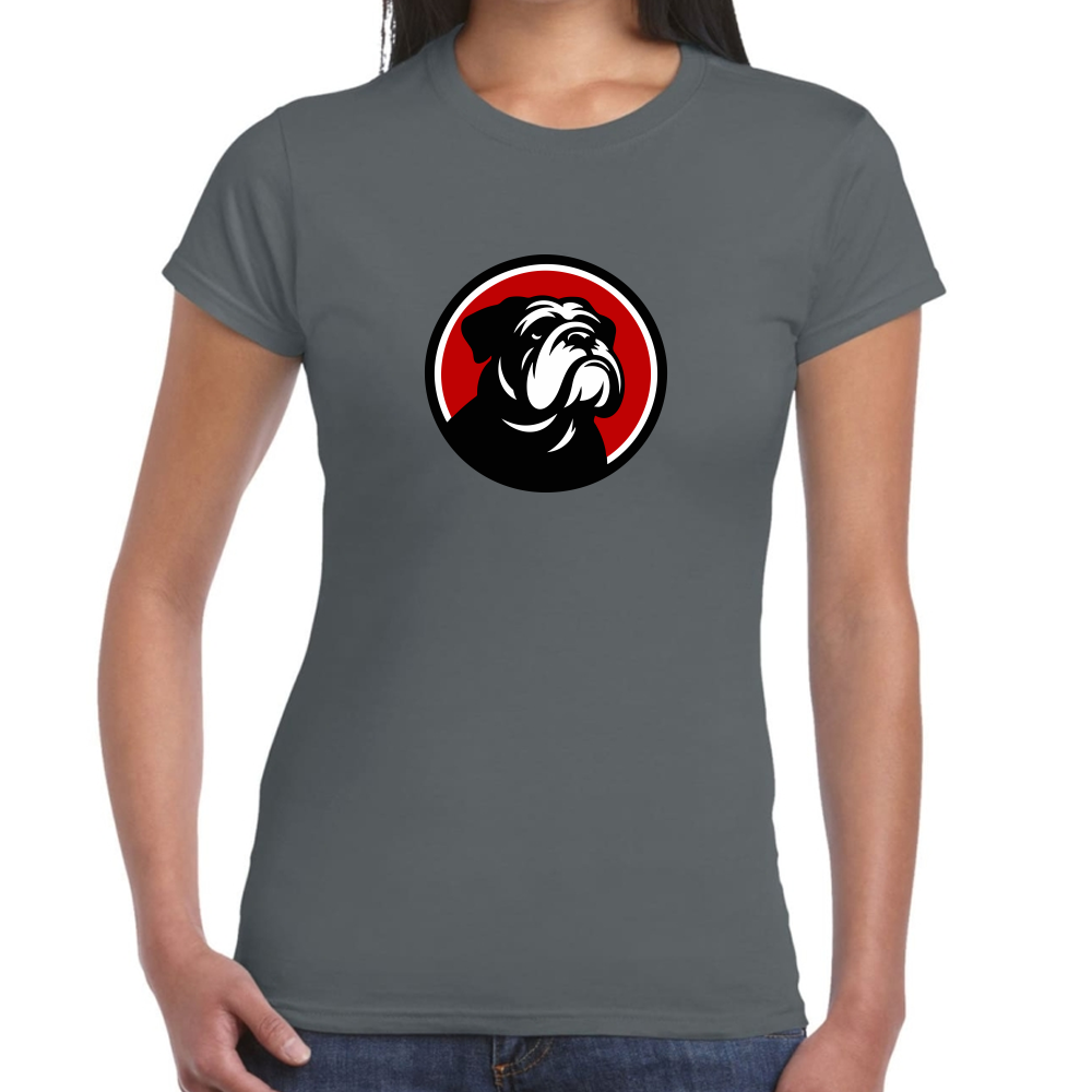 Playera Mascota Bulldog Escudo Algodón #0002009