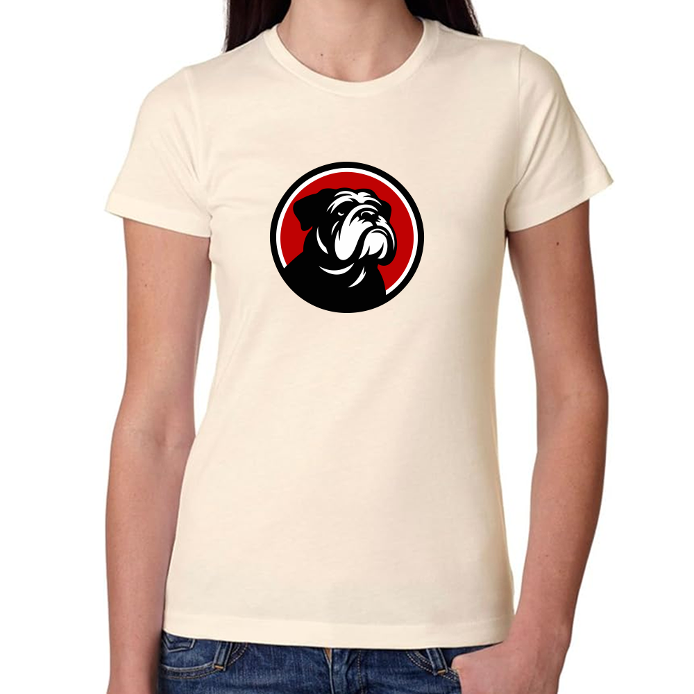 Playera Mascota Bulldog Escudo Algodón #0002009
