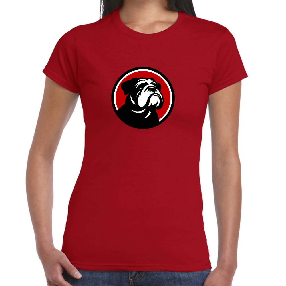 Playera Mascota Bulldog Escudo Algodón #0002009