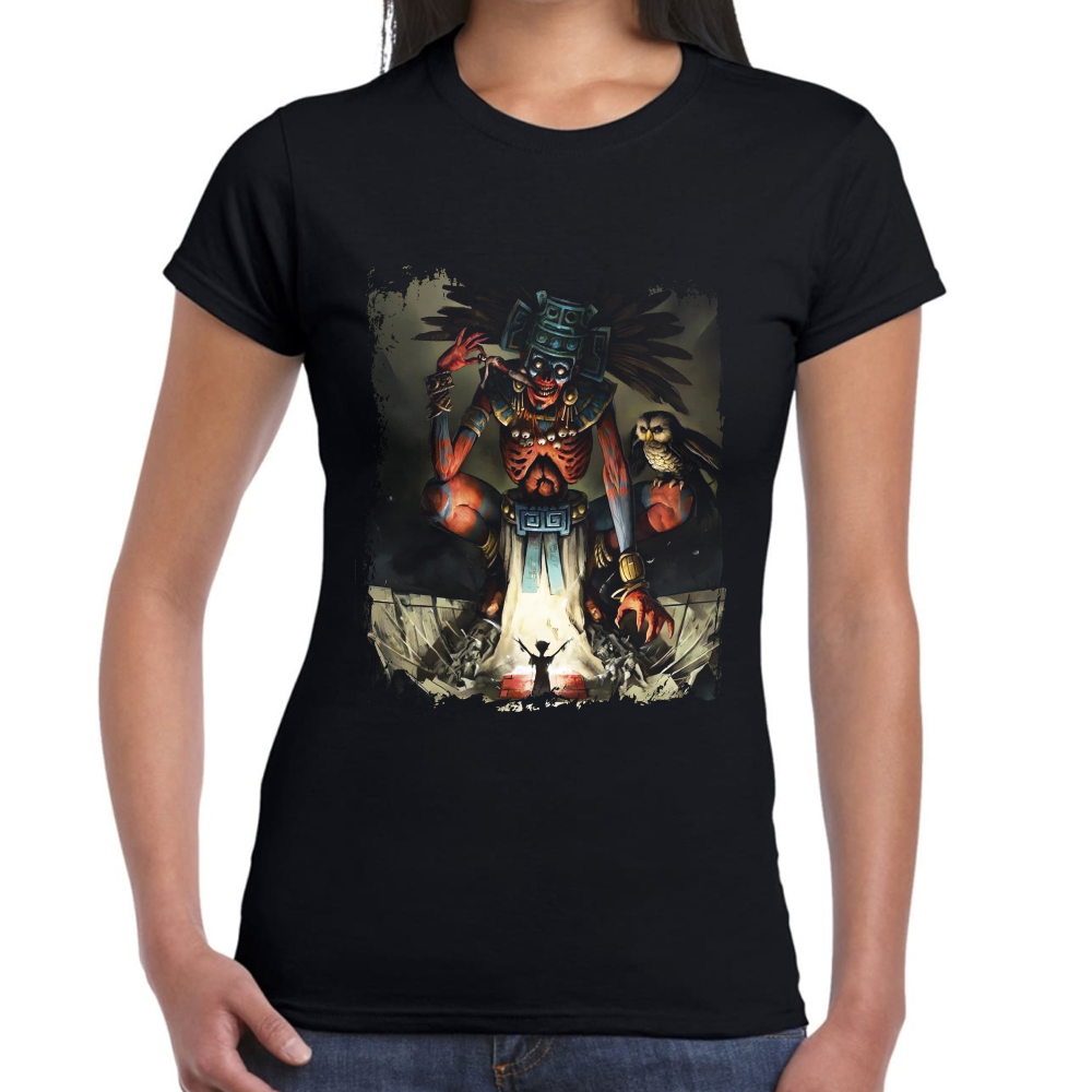 Playera Fiestas Patrias Mitología Azteca #0002014 Imagen secundaria del producto