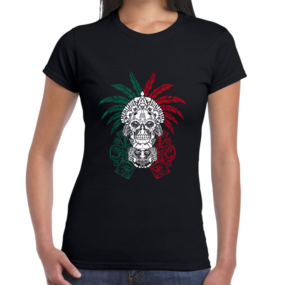 Playera Fiestas Patrias Mitología Azteca #0002015