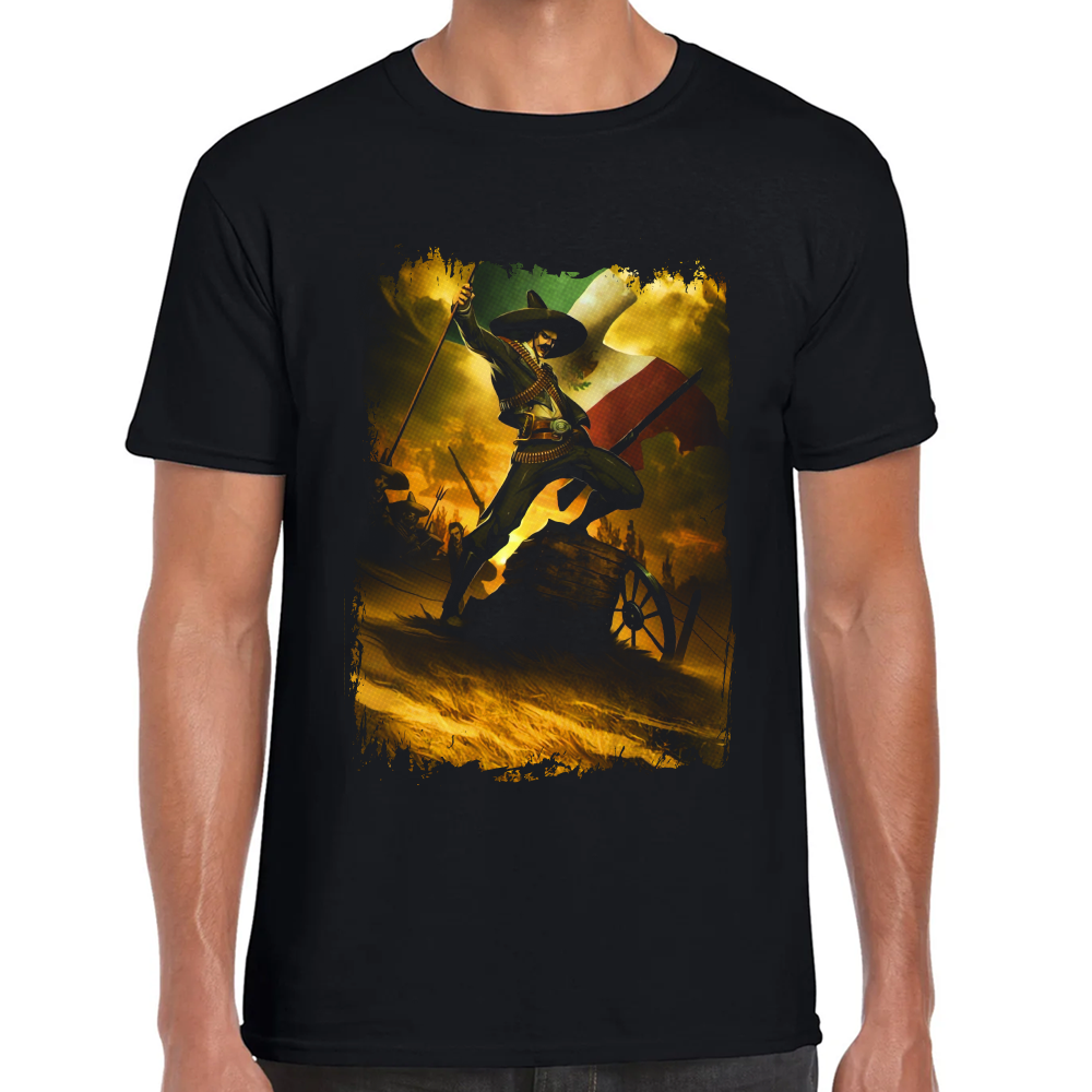 Playera Fiestas Patrias Revolución Independencia de México #0002021 Imagen principal del producto