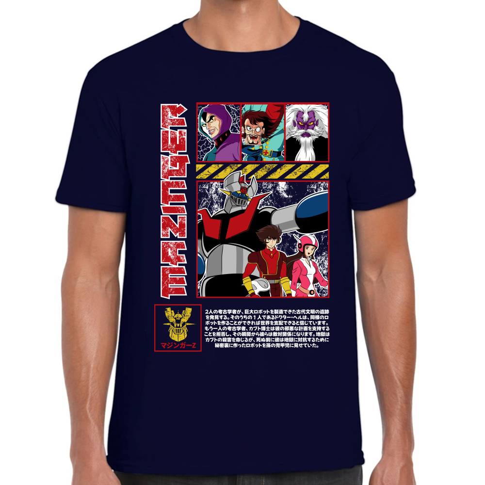 Playera Mazinger Z, Koji Kabuto & Enemigos #0002025