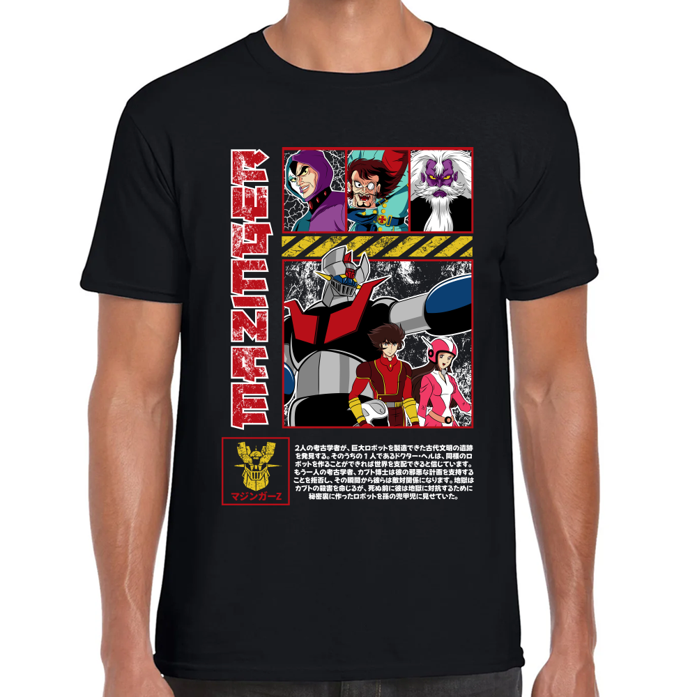 Playera Mazinger Z, Koji Kabuto & Enemigos #0002025 Imagen principal del producto